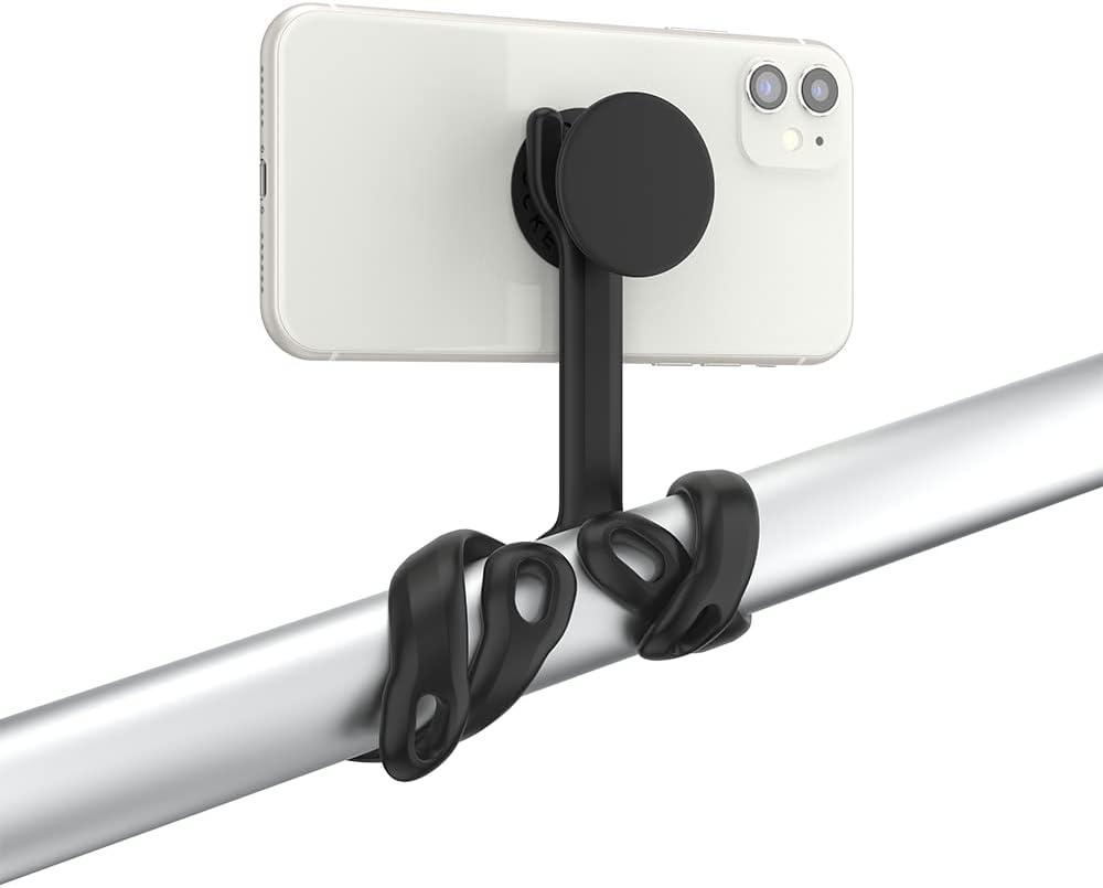 PopSockets Flexible Phone Mount & Stand, Phone Tripod Mount, Universal Device Mount - Black - AG Deals