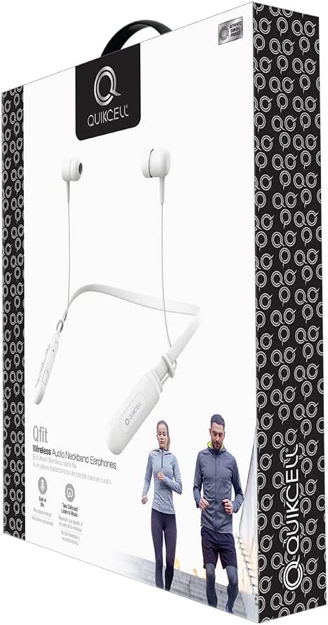 Quikcell Qfit Wireless Neckband Earphones Secure Fit AG Deals