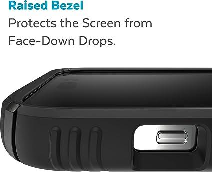 Speck Presidio2 Grip - Non-Slip iPhone 14 Pro Max Case (Black/Black/White) - AG Deals