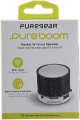 PureGear Small Compact Handheld Pocket Size Bluetooth Speaker with HD Rich Stereo Sound, Micro SD Card Slot for - AG Deals