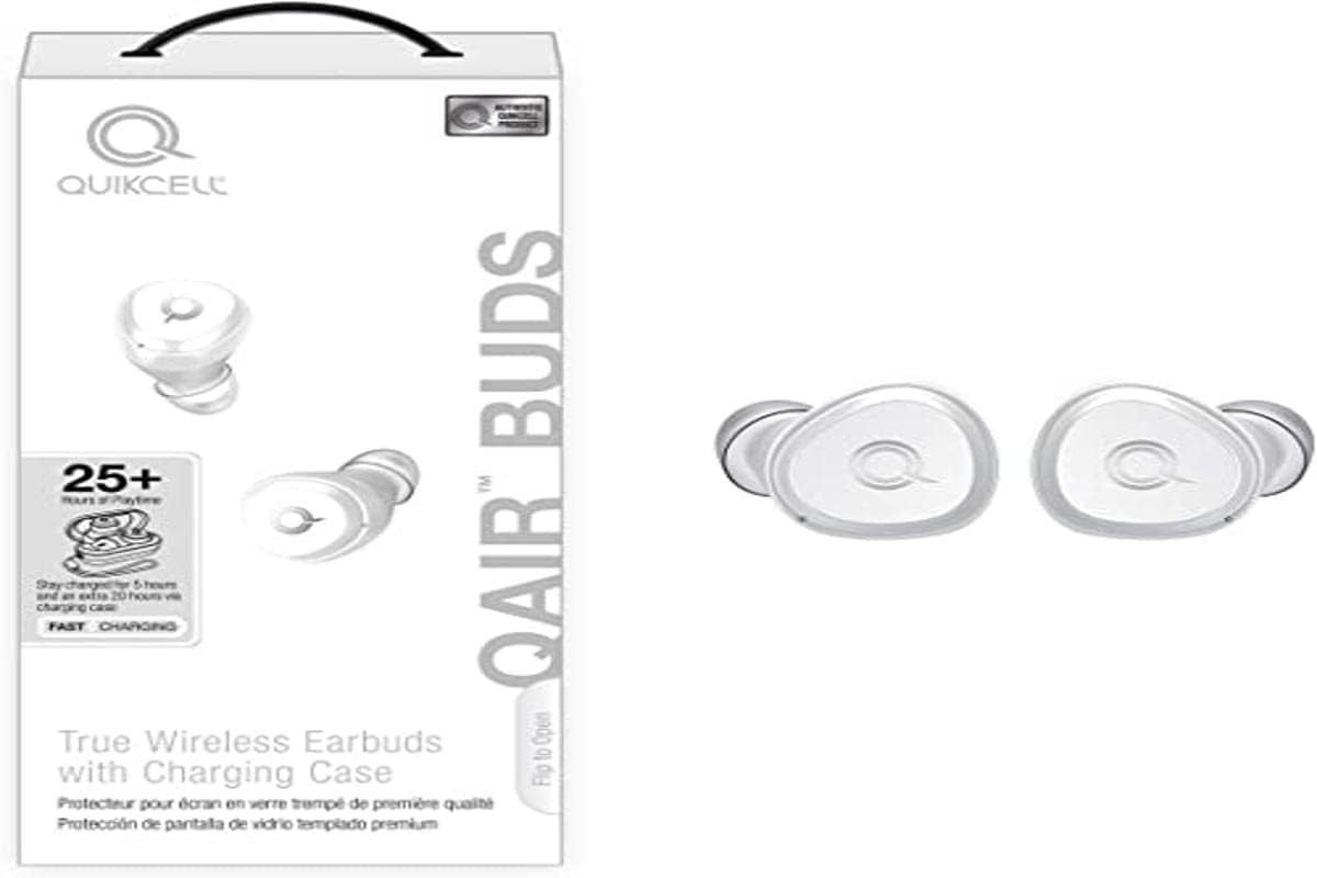 QUIKCELL QAIR Buds True Wireless Earbuds with Charging Case - AG Deals