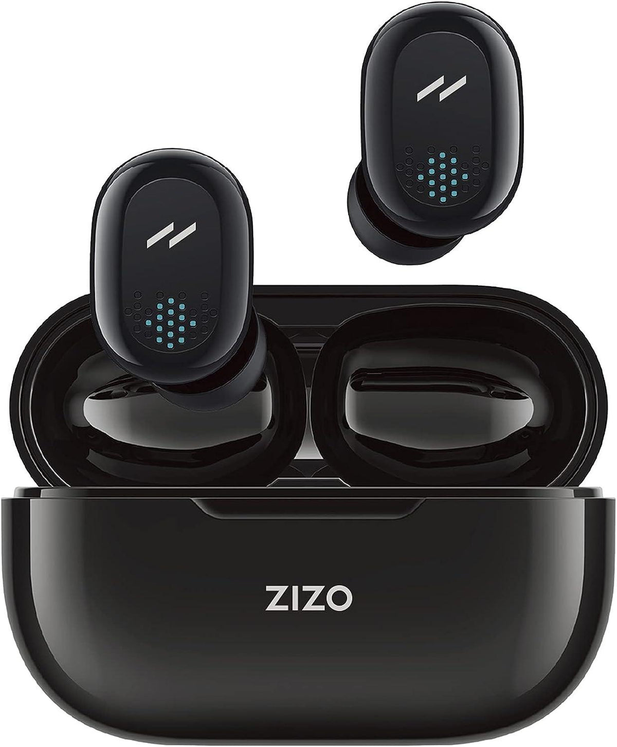 Zizo Pulse Z2 True Wireless Earbuds with Charging Case - Black - AG Deals