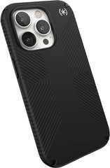 Speck Presidio2 Grip - Non-Slip iPhone 14 Pro Max Case (Black/Black/White) - AG Deals