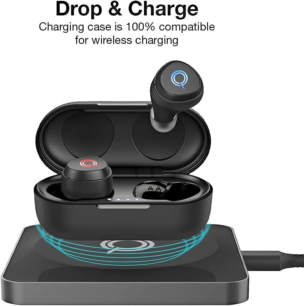 QUIKCELL QAIR MAX True Wireless Earbuds with Charging Case (Wireless Charging CASE) - AG Deals