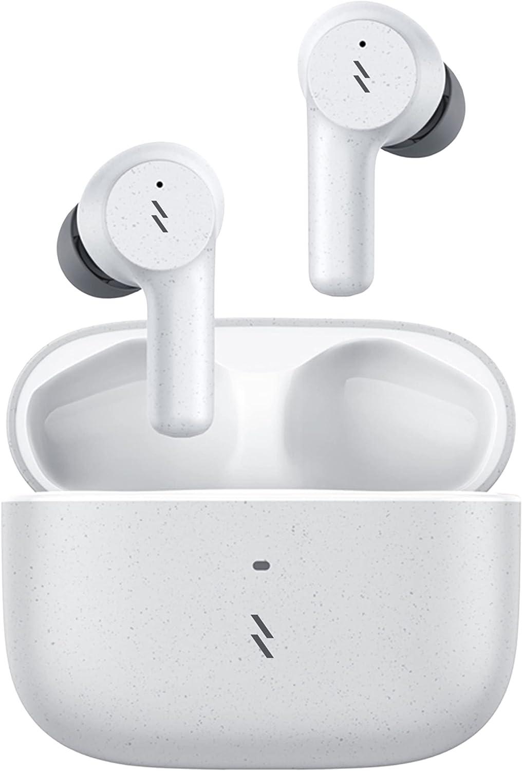 Zizo Encore Pro Active Noise Cancelling Wireless Earbuds - White - AG Deals