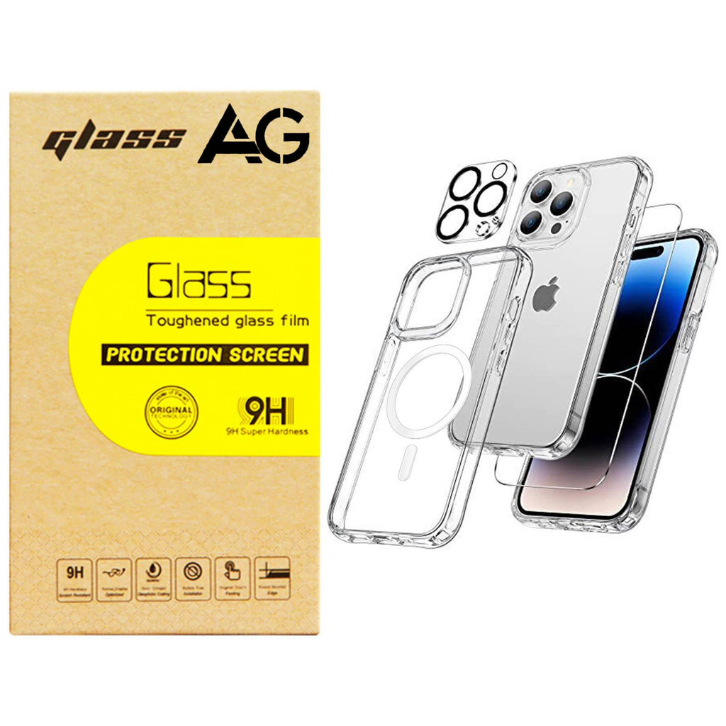 Magsafe Case 1 Tempered Glass & Camera Lense – AG Deals